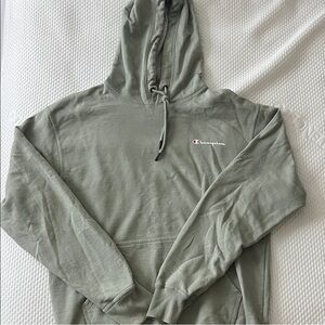 Champion Men's Sage Green Hoodie